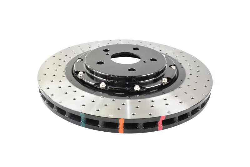 DBA DBA53922BLKXD, 2021+ Toyota GR Yaris 5000 Series Drilled Front Brake Rotor