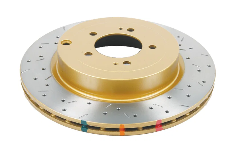 DBA DBA42225XS, 08+ EVO X Rear Drilled & Slotted 4000 Series Rotor for 2008-2015 Mitsubishi Lancer