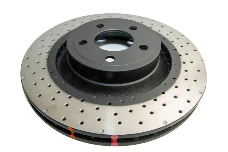 DBA DBA42164XD, (w/352mm Frt Rotor w/o Perf Pkg) Front 4000 Series Cross Drilled Rotor for 2015-2018 Ford Mustang GT