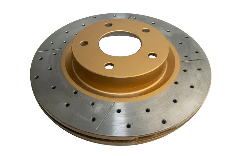 DBA DBA954X, G35X Front Drilled Slotted Street Series Rotor for Nissan and INFINITI