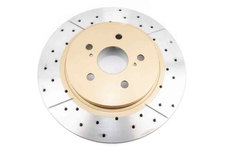DBA DBA2702X, Front Drilled Slotted Street Series Rotor for Lexus and Toyota