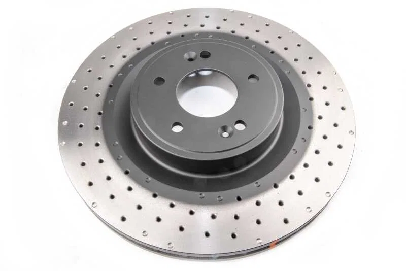 DBA DBA43342XD, Brembo Brakes Front Drilled Dimpled 4000 Series Rotor for 2020-2022 Kia Stinger