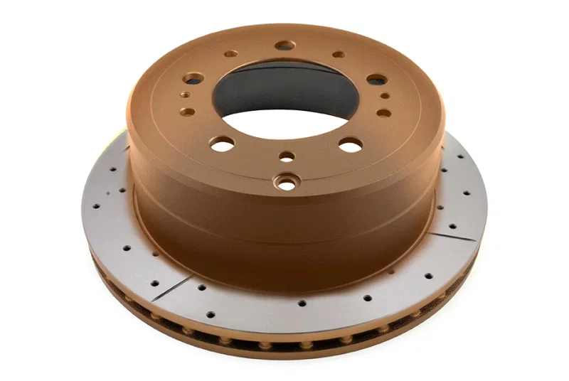 DBA DBA789X, 100 Series Front Drilled Slotted Street Series Rotor for 1998-2007 Lexus LX470 and Toyota Land Cruiser