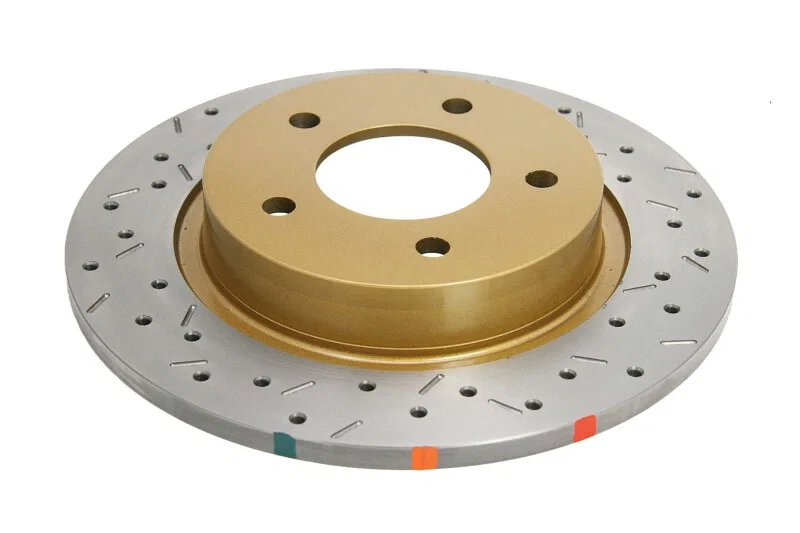 DBA DBA42957XS, 2.3L 06+ MazdaSpeed3 Rear Drilled Slotted 4000 Series Rotor for 2004-2013 Mazda 3