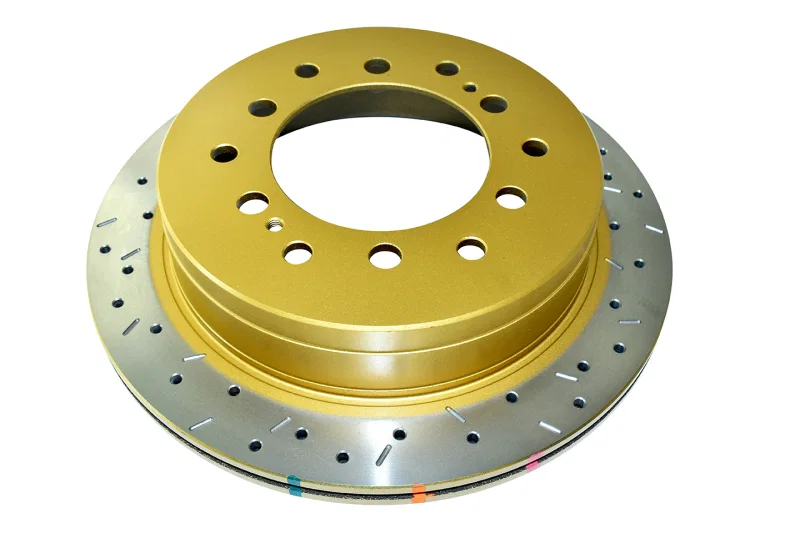 DBA DBA42737XS, Rear Drilled and Slotted 4000 Series Rotor for Toyota and Lexus