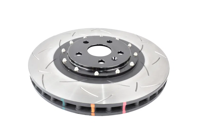 DBA DBA53940BLKS, (w/ NAS Nuts) 5000 Series Black Hat T3 Slotted KP Brake Rotor Black for 2018-2022 Chevrolet Camaro ZL1