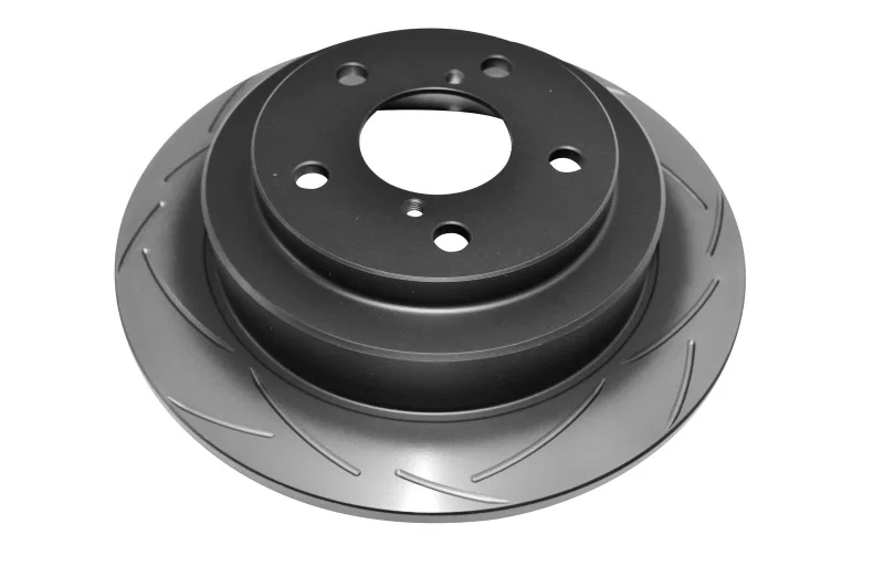 DBA DBA644S, 02-06 WRX 2.5L RS Rear Slotted Street Series Rotor for Subaru and Saab