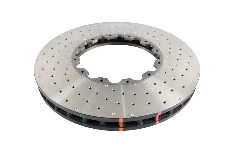 DBA DBA53940.1XD, (w/ NAS Nuts) 5000 Series Cross Drilled Dimpled KP Brake Rotor for 2018-2022 Chevrolet Camaro ZL1