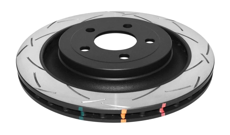 DBA DBA42165S, w/o Brembo Calipers Rear Slotted 4000 Series Rotor for 2015-2018 Ford Mustang