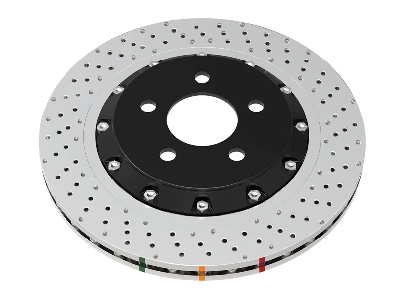 DBA DBA53929BLKXD, 2020+ Chevrolet Corvette C8 Z51 Rear Cross Drilled 5000 Series Rotor