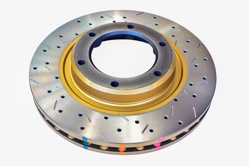 DBA DBA4784XS, 450/ 8/ 80 Series Front Drilled Slotted 4000 Series Rotor for 1992-1997 Lexus LX450 and Toyota Land Cruiser