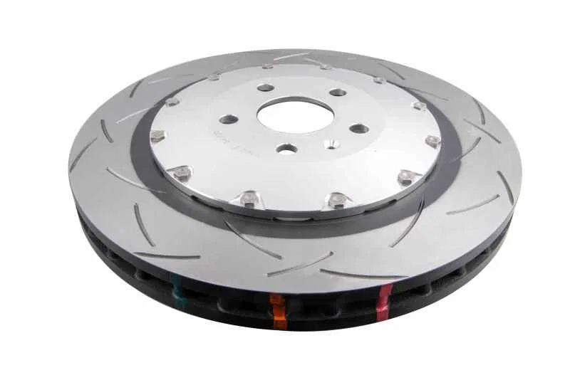 DBA DBA53912SLVS, TT-RS Quattro Front 5000 Series Slotted Rotor w/Silver Hat for 2018 Audi TT Quattro