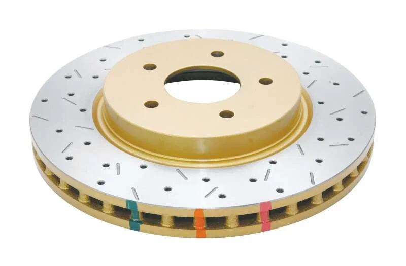 DBA DBA42304XS, 8/98+ Nissan Skyline R34 GTT Front Cross Drilled Slotted 4000 Series Rotor