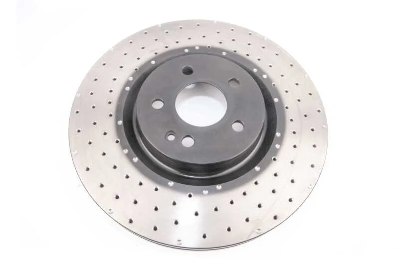 DBA DBA42698XD, (350mm Front Rotor) Front 4000 Series Cross Drilled Rotor for 2014-2019 Mercedes-Benz CLA45 AMG and GLA45 AMG
