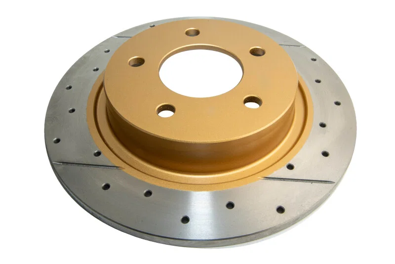 DBA DBA2957X, 2.3L 06+ MazdaSpeed3 Rear Drilled Slotted Street Series Rotor for 2004-2013 Acura RL and Mazda 3