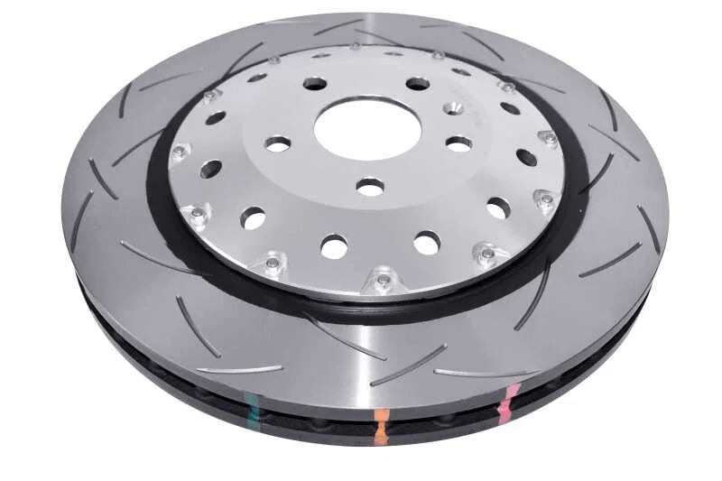 DBA DBA53004SLVS, 4V Sedan 5000 Fully Assembled 2-Pc Silver Hat T3 Slot Rotor for 2017-2019 Audi RS3
