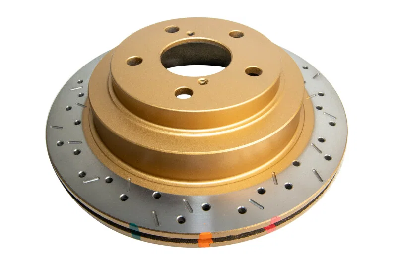 DBA DBA4649xs, 98-00 Subaru WRX Front Drilled & Slotted 4000 Series Rotor