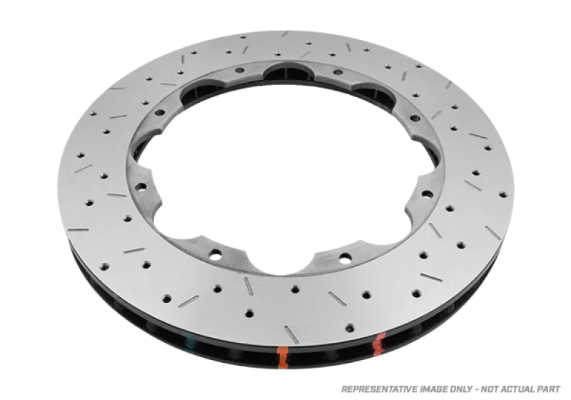 DBA DBA5067.1XS, 97-13 Chevrolet Corvette (325mm Front Rotor) Front 5000 Series Drilled & Slotted Ring