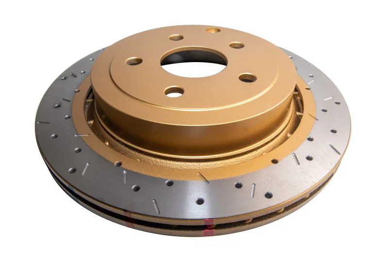 DBA DBA42029XS, 09 V8 6.0L Rear Drilled Slotted 4000 Series Rotor for Chevrolet and Pontiac