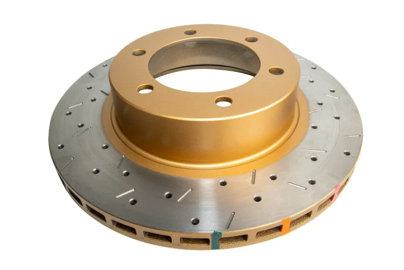 DBA DBA4792XS, 7/96+Toyota Landcruiser 90 Series Front Drilled & Slotted 4000 Series Rotor