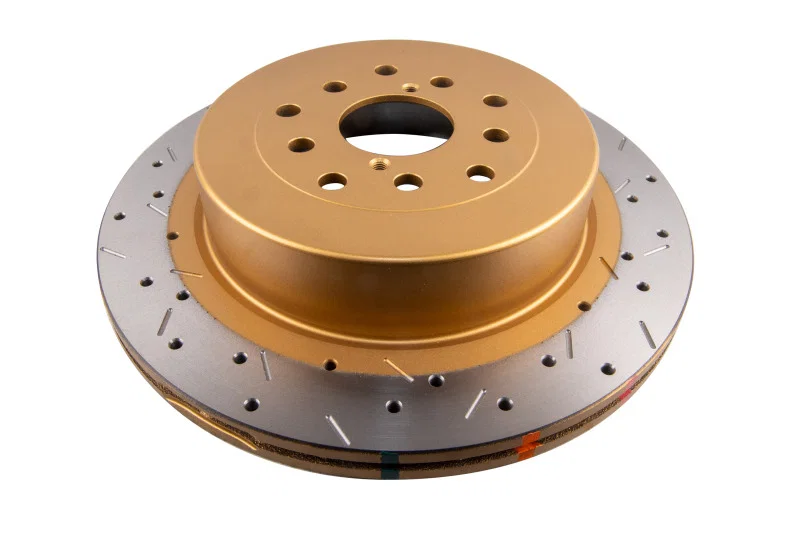 DBA DBA4655XS-10, 10 Stud Hole Rear Drilled Slotted 4000 Series Rotor for 2003-2014 Subaru Impreza