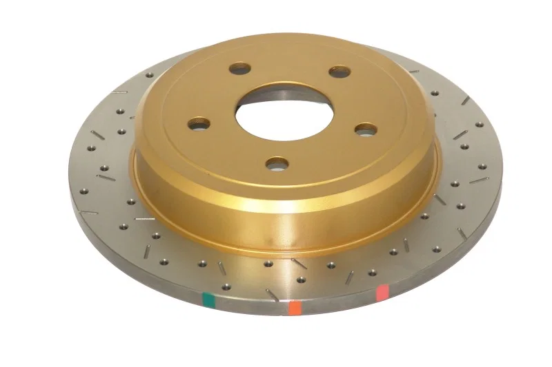 DBA DBA42307XS, 04-3/04 Titan Rear Drilled Slotted 4000 Series Rotor for Nissan and INFINITI