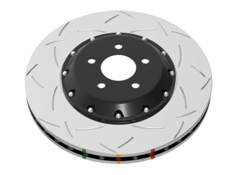 DBA DBA52845BLKS, 2022+ Subaru WRX (w/STI Brembo 4 Piston Caliper) 5000 Series 2 Piece Slotted Front Brake Rotor