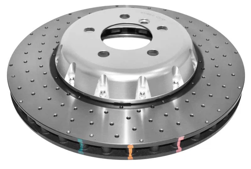 DBA DBA52286SLVXD, M Perf (w/370mm Front Rotor) Front 5000 Series Drilled Rotor w/Silver Hat for BMW