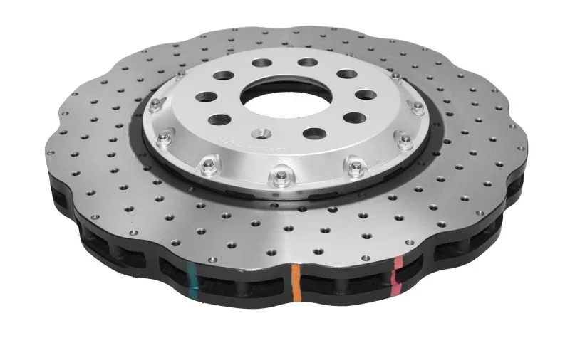 DBA DBA52830WSLVXD, R 3.6L Front 5000 Series Cross Drilled Rotor w/Silver Hat for Volkswagen and Audi