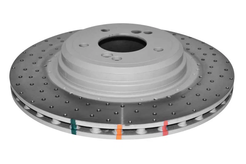 DBA DBA42281SLVXD, 1M (E82) Rear Slotted Dimpled 4000 Series Rotor for 2008-2012 BMW 1 Series M and M3