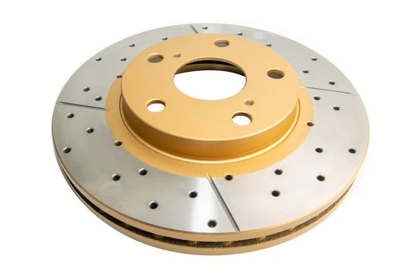 DBA DBA735X, 4 Cyl/6 Cyl Front Drilled Slotted Street Series Rotor for Toyota and Lexus