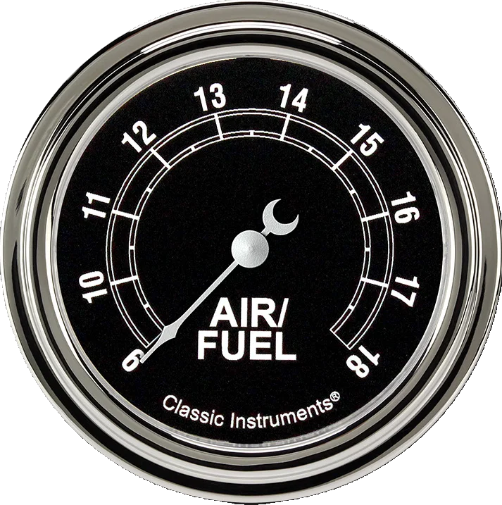 Classic Instruments TR394SLF, Traditional 2-5/8" Air Fuel Ratio Gauge