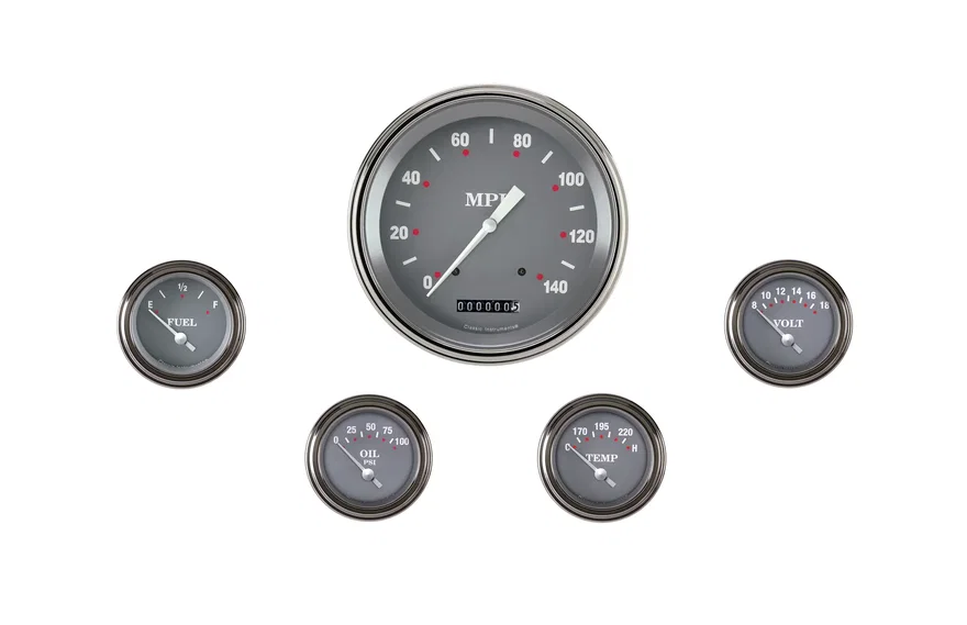 Classic Instruments SG54SLF, SG54 Five Gauge Set