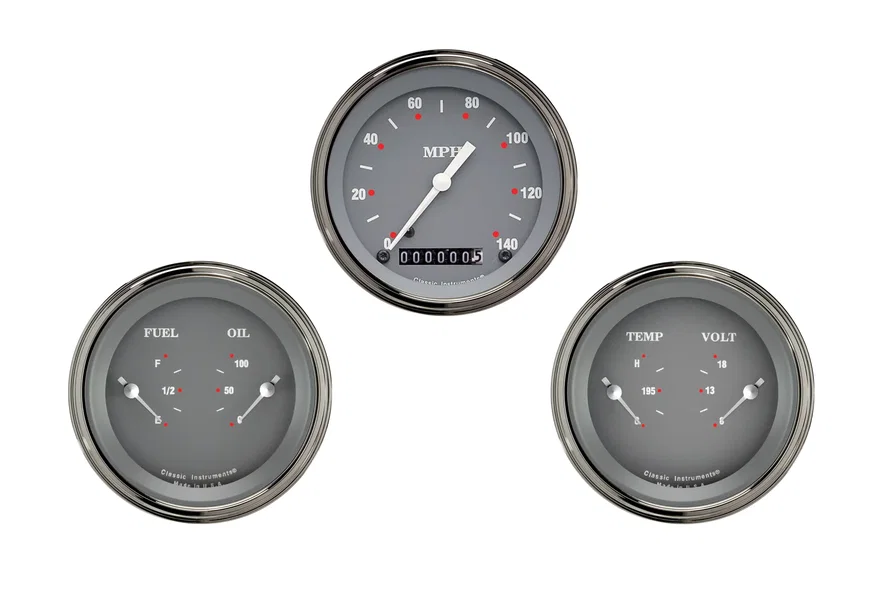 Classic Instruments SG04SLF, SG Series Three Gauge Set