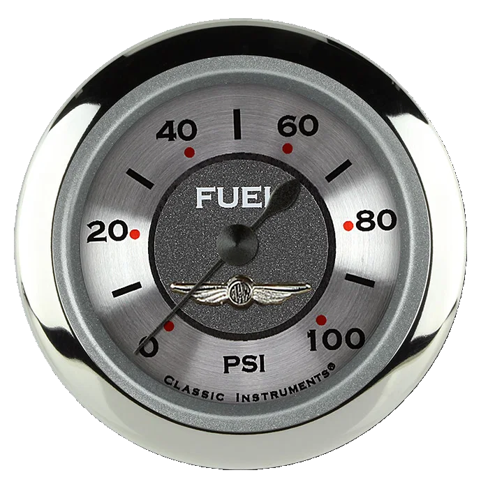 Classic Instruments AW146SRC, All American 2-1/8" Fuel Pressure Gauge (100 PSI)