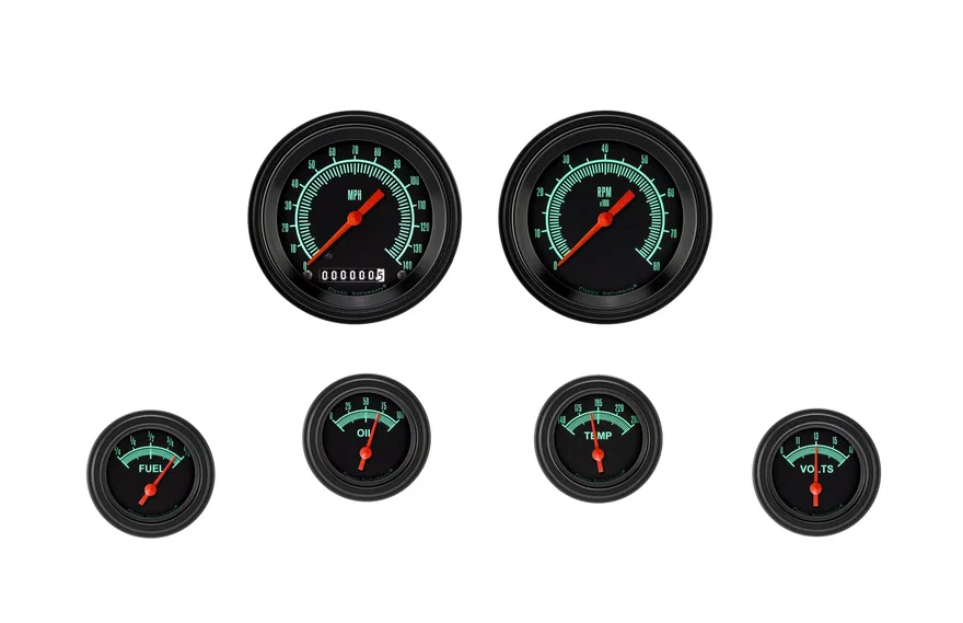 Classic Instruments GS01BLF, G/Stock Six Gauge Set - GM