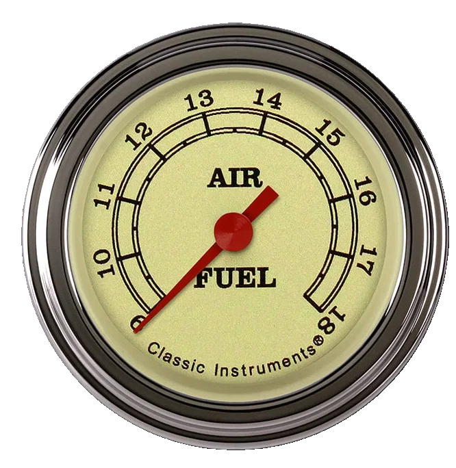 Classic Instruments VT194SLF, Vintage 2-1/8" Air Fuel Ratio Gauge