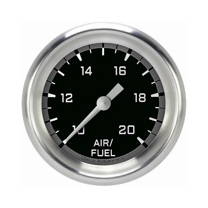 Classic Instruments AX394GAPF, Autocross Gray 2-5/8" Air Fuel Ratio Gauge