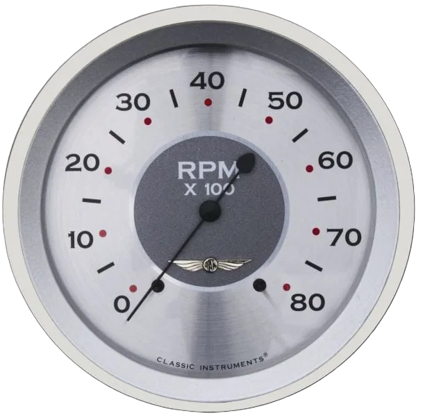 Classic Instruments AW71SLC, All American 5" Tachometer Gauge (8000 RPM)