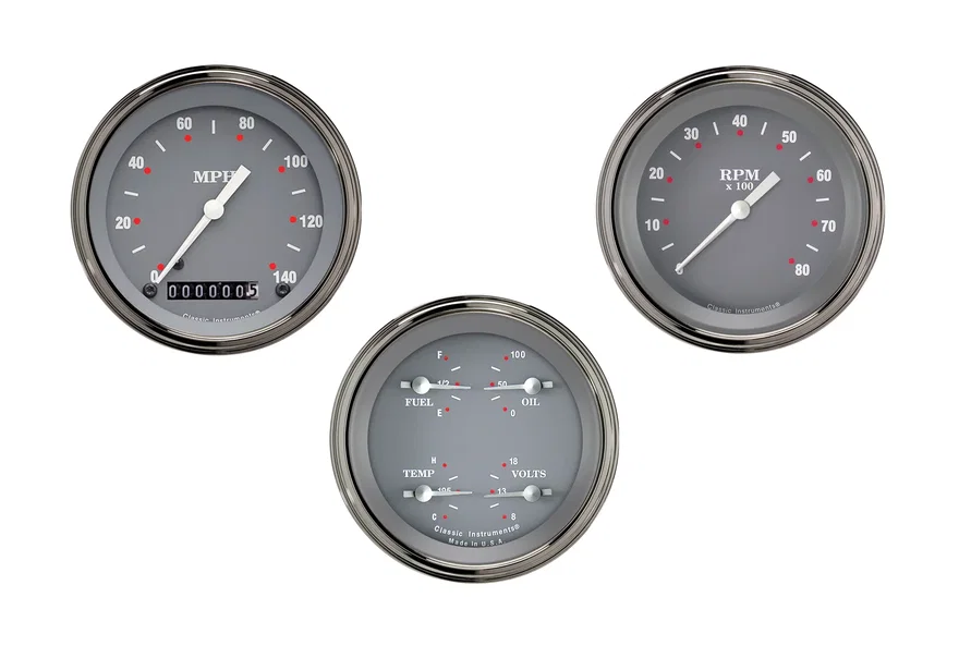 Classic Instruments SG03SLF, SG Series Three Gauge Set