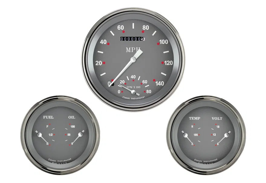 Classic Instruments SG61SLF, SG Series Three Gauge Set