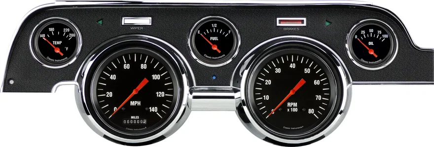 Classic Instruments MU67HR, Hot Rod Series Package for Ford Mustang