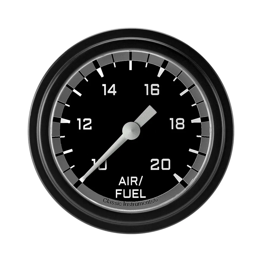 Classic Instruments AX394GBLF, Autocross Gray 2-5/8" Air Fuel Ratio Gauge