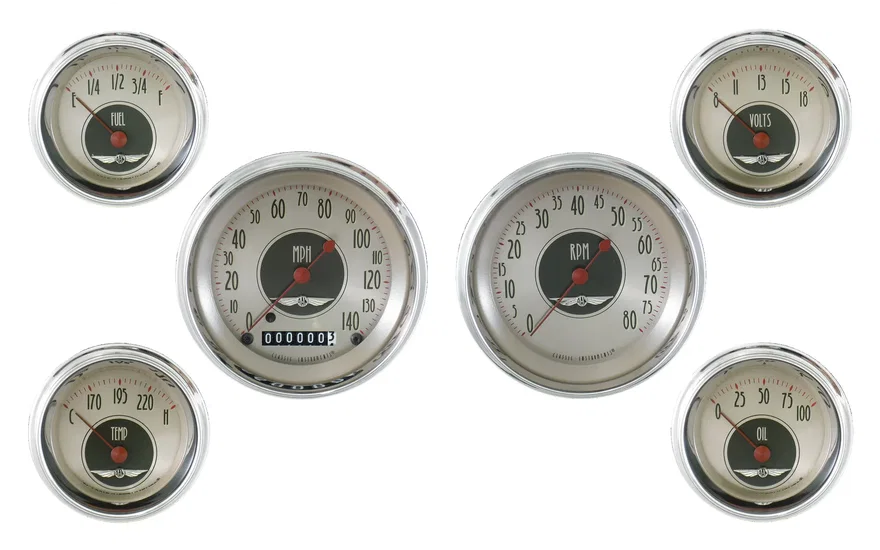 American Nickel Six Gauge Set