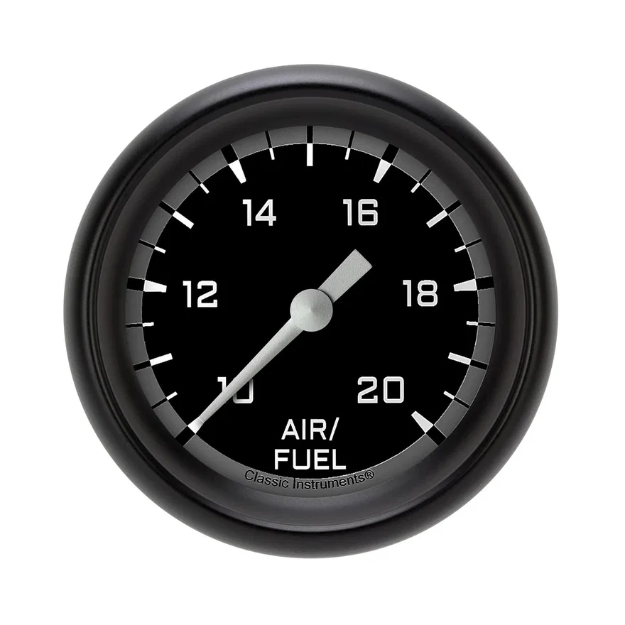 Classic Instruments AX394GBPF, Autocross Gray 2-5/8" Air Fuel Ratio Gauge