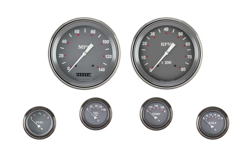 Classic Instruments SG51SLF, SG Series Six Gauge Set