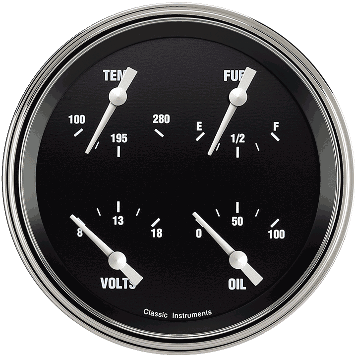 Classic Instruments HR31SLC, Hot Rod 5" Quad (0-30 Ohm)
