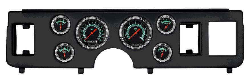 Classic Instruments CDMU79GS01BL, G/Stock Series Short Sweep Gauge Set for Ford Mustang