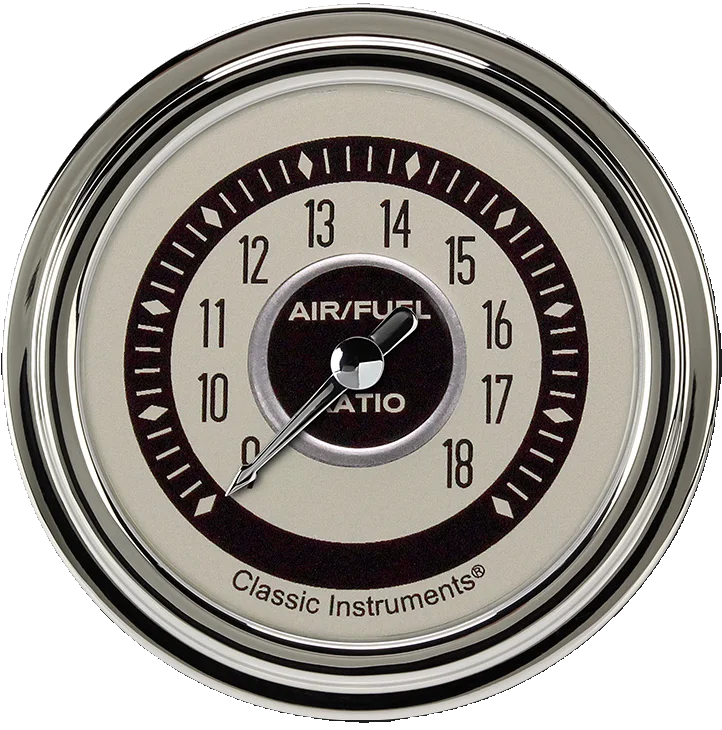 Classic Instruments NT394SLC, Nostalgia VT 2-5/8" Air Fuel Ratio Gauge