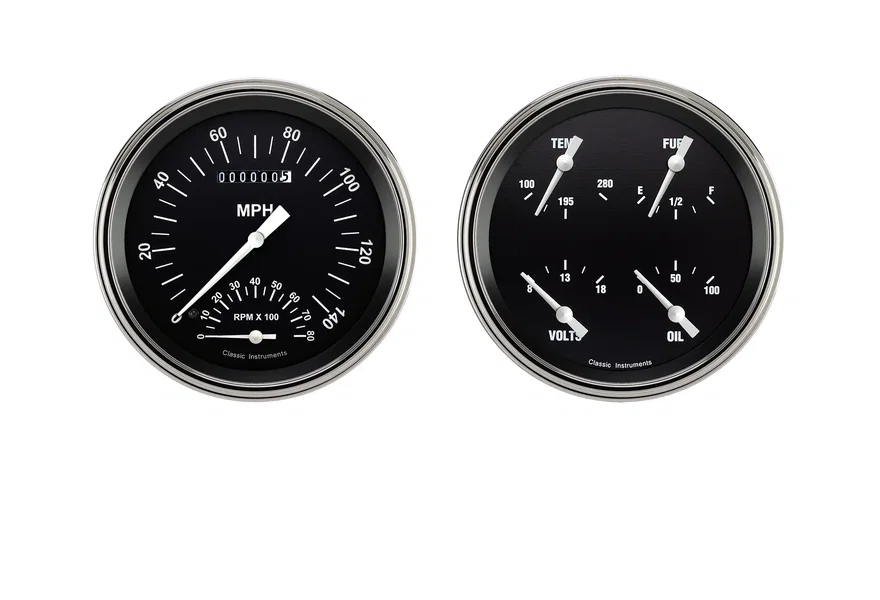 Classic Instruments HR62SLF, Hot Rod Series Two Gauge Set